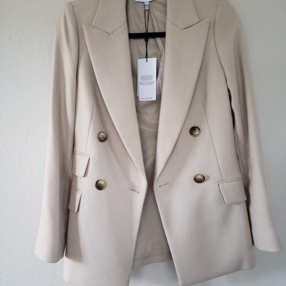 Reiss Logan Double Breasted Blazer Size 0